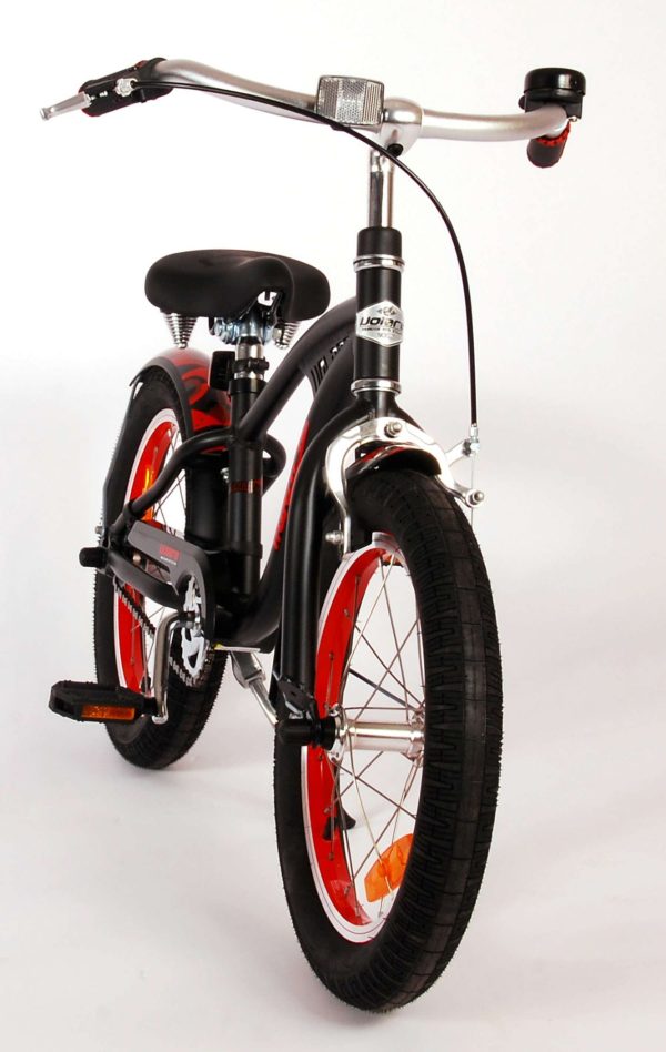 Volare Miracle Cruiser Kinderfiets – Jongens – 16 inch – Mat Zwart – Prime Collection