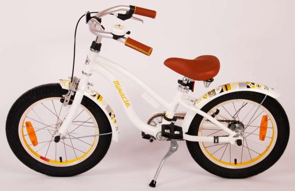 Volare Miracle Cruiser Kinderfiets – Meisjes – 16 inch – Wit – Prime Collection