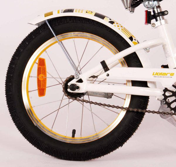 Volare Miracle Cruiser Kinderfiets – Meisjes – 16 inch – Wit – Prime Collection