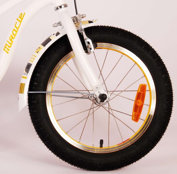 Volare Miracle Cruiser Kinderfiets – Meisjes – 16 inch – Wit – Prime Collection