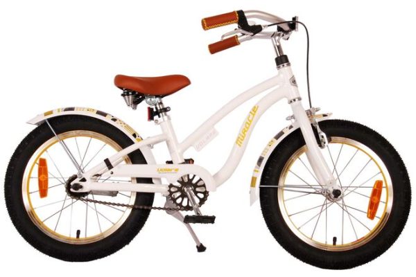 Volare Miracle Cruiser Kinderfiets – Meisjes – 16 inch – Wit – Prime Collection