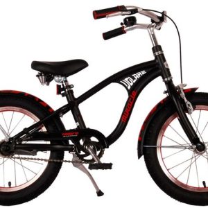 Volare Miracle Cruiser Kinderfiets – Jongens – 16 inch – Mat Zwart – Prime Collection