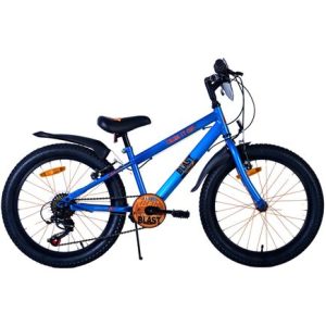 NERF Kinderfiets – Jongens – 20 inch – Satijn Blauw – 6 Speed