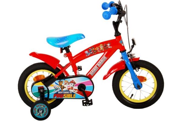 Paw Patrol Kinderfiets – Jongens – 12 inch – Rood/Blauw