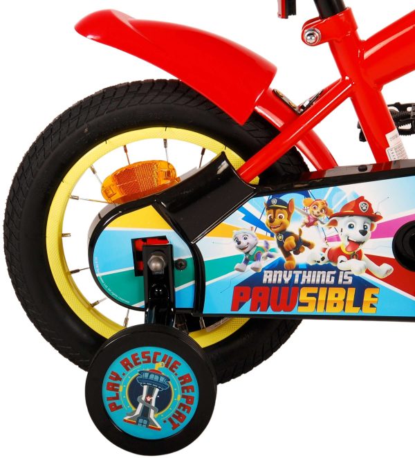 Paw Patrol Kinderfiets – Jongens – 12 inch – Rood/Blauw