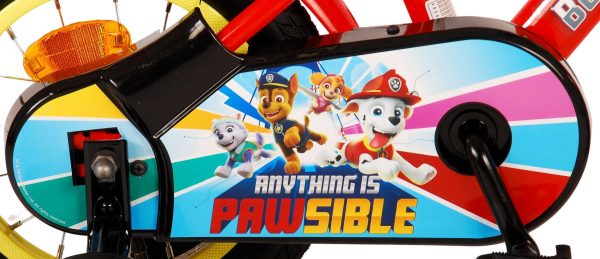 Paw Patrol Kinderfiets – Jongens – 12 inch – Rood/Blauw