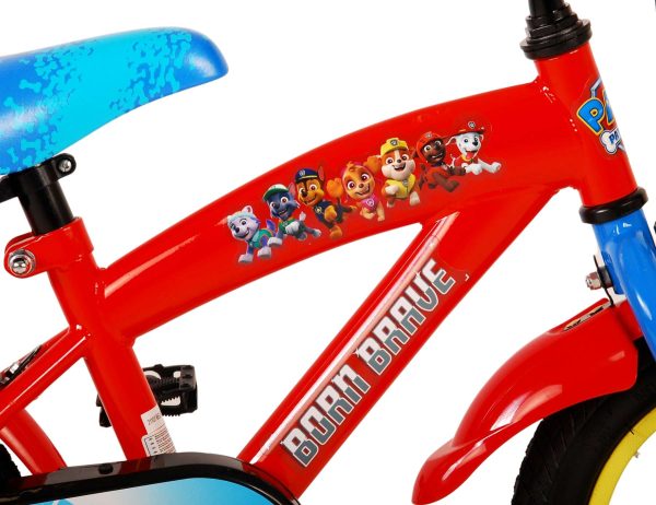Paw Patrol Kinderfiets – Jongens – 12 inch – Rood/Blauw