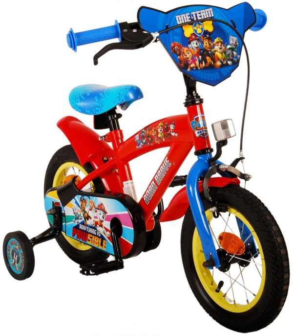 Paw Patrol Kinderfiets – Jongens – 12 inch – Rood/Blauw