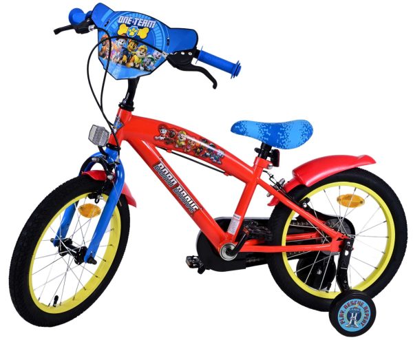 Paw Patrol Kinderfiets – Jongens – 16 inch – Rood – Twee handremmen