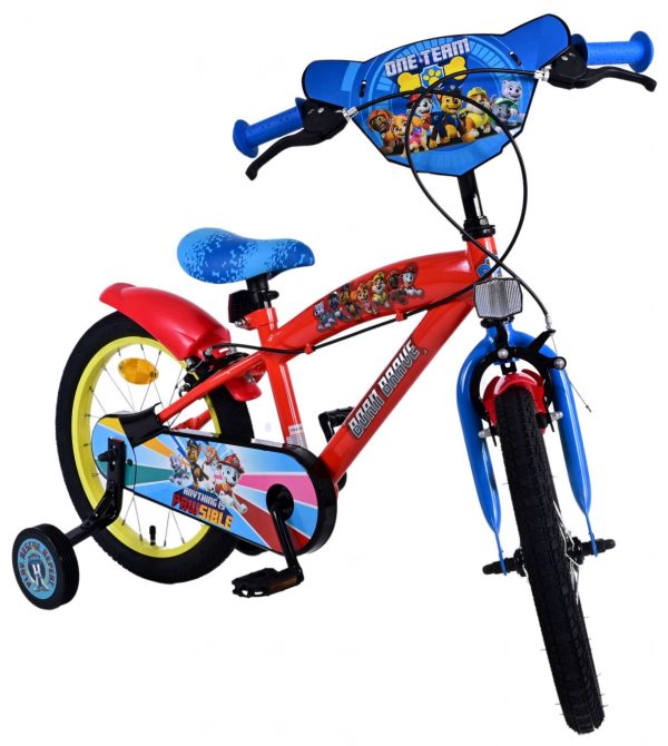 Paw Patrol Kinderfiets – Jongens – 16 inch – Rood – Twee handremmen