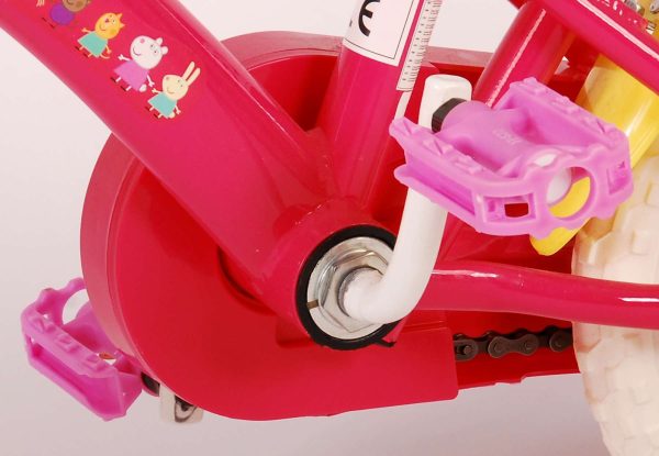 Peppa Pig Kinderfiets – Meisjes – 10 inch – Roze/Blauw – Doortrapper