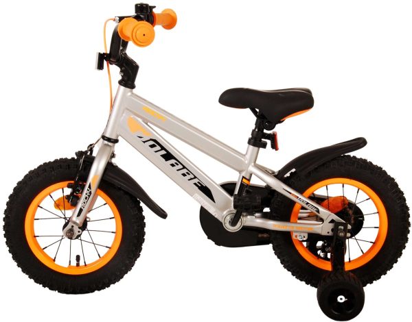 Volare Rocky Kinderfiets – Jongens – 12 inch – Grijs