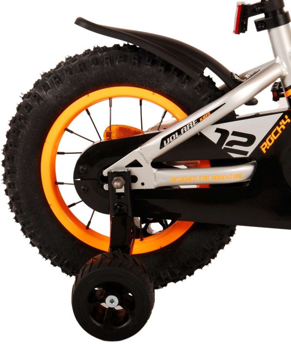 Volare Rocky Kinderfiets – Jongens – 12 inch – Grijs