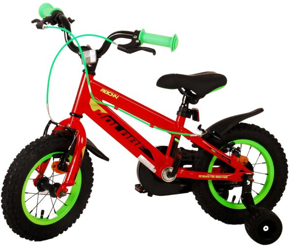 Volare Rocky Kinderfiets – Jongens – 12 inch – Rood