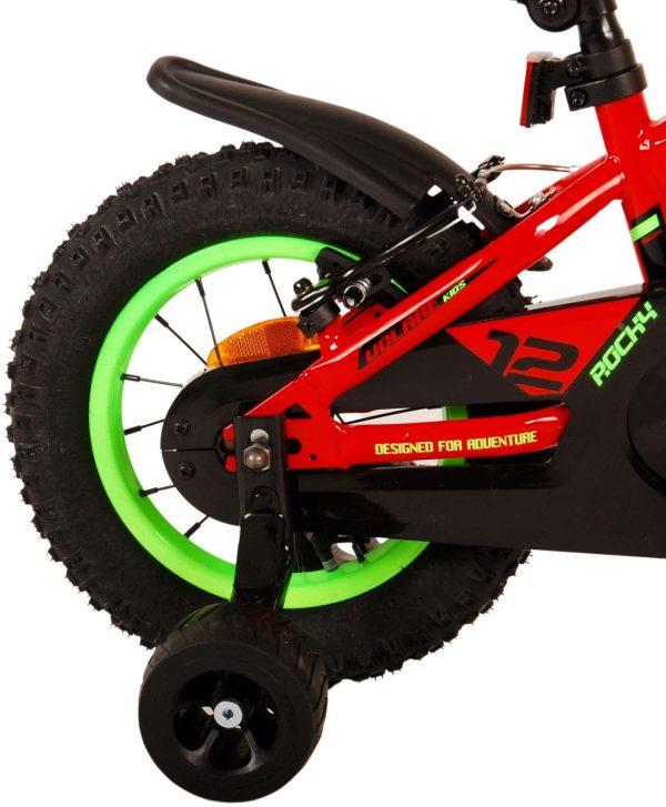 Volare Rocky Kinderfiets – Jongens – 12 inch – Rood