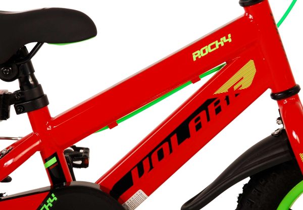 Volare Rocky Kinderfiets – Jongens – 12 inch – Rood