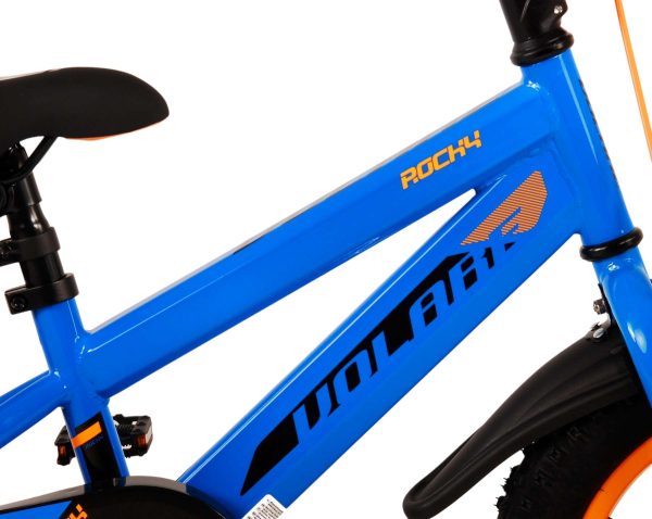 Volare Rocky Kinderfiets – Jongens – 14 inch – Blauw