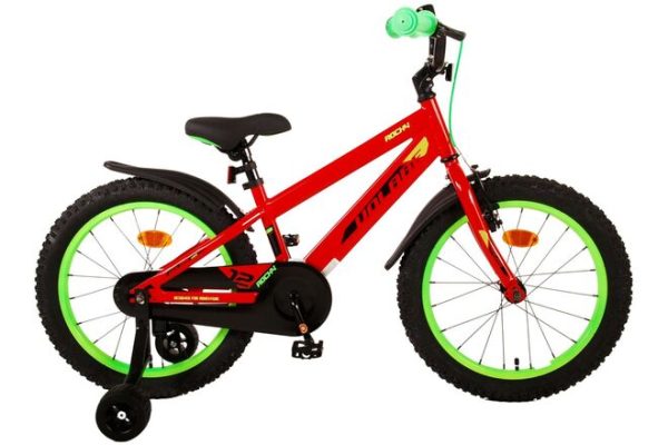Volare Rocky Kinderfiets – Jongens – 18 inch – Rood
