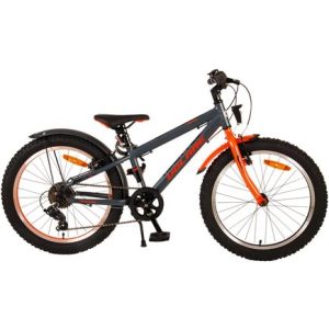 Volare Rocky Kinderfiets – 20 inch – Grijs Oranje – 6 speed – Prime Collection