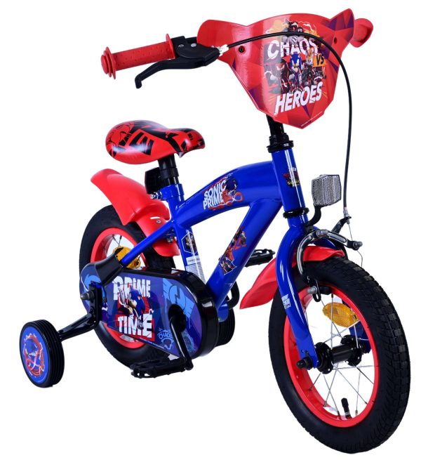 Sonic Prime Kinderfiets – Jongens – 12 inch – Blauw Rood