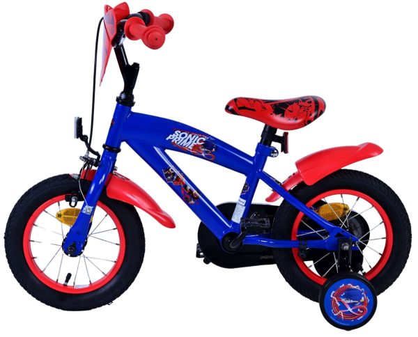 Sonic Prime Kinderfiets – Jongens – 12 inch – Blauw Rood