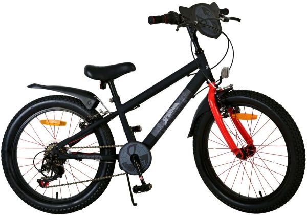 Spider-Man – Kinderfiets – Jongens – 20 inch – Mat Zwart – 2 Handremmen