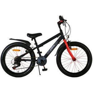 Spider-Man – Kinderfiets – Jongens – 20 inch – Mat Zwart – 2 Handremmen