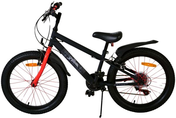 Spider-Man – Kinderfiets – Jongens – 20 inch – Mat Zwart – 2 Handremmen