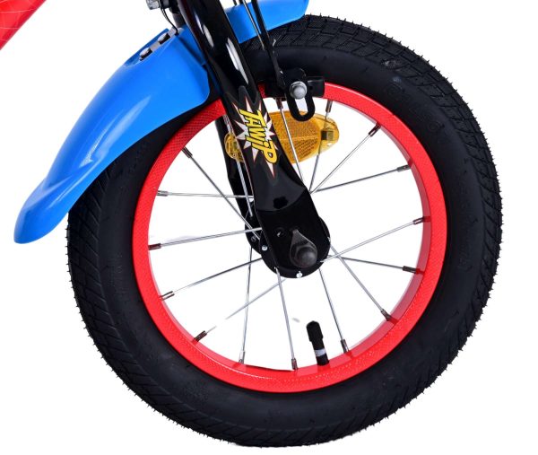 Spider-Man Kinderfiets – Jongens – 12 inch – Blauw/Rood – Twee handremmen