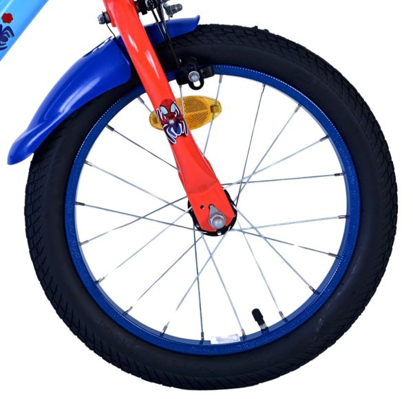 Spidey Kinderfiets – Jongens – 16 inch – Blauw – Twee handremmen