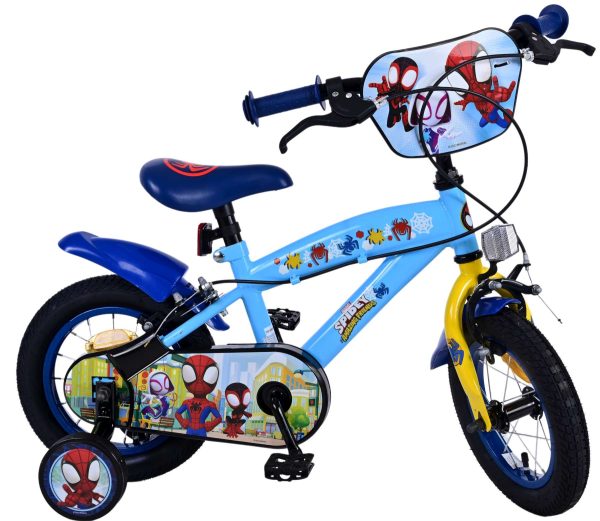 Spidey Kinderfiets – Jongens – 12 inch – Blauw – Twee handremmen