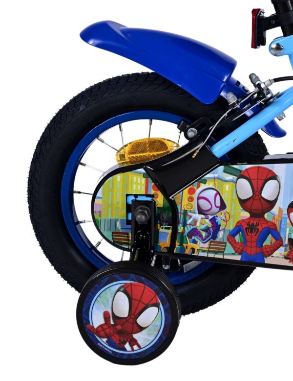 Spidey Kinderfiets – Jongens – 12 inch – Blauw – Twee handremmen