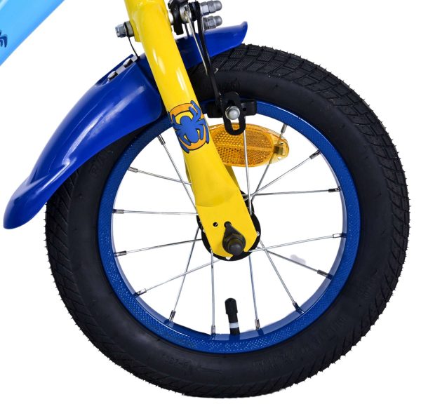 Spidey Kinderfiets – Jongens – 12 inch – Blauw – Twee handremmen