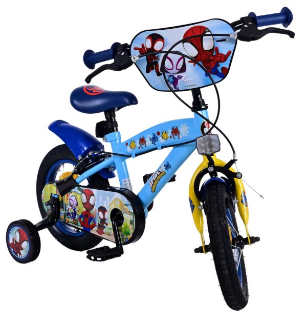 Spidey Kinderfiets – Jongens – 12 inch – Blauw – Twee handremmen