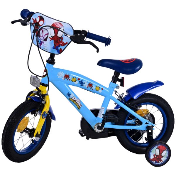 Spidey Kinderfiets – Jongens – 12 inch – Blauw – Twee handremmen