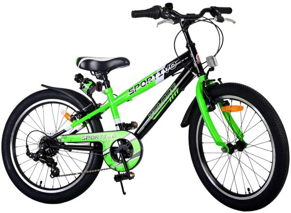 Volare Sportivo Kinderfiets – Jongens – 20 inch – Groen – 7 versnellingen