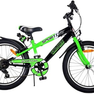 Volare Sportivo Kinderfiets – Jongens – 20 inch – Groen – 7 versnellingen