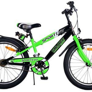 Volare Sportivo Kinderfiets – Jongens – 20 inch – Groen – Twee handremmen