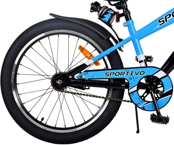 Volare Sportivo Kinderfiets – Jongens – 20 inch – Blauw