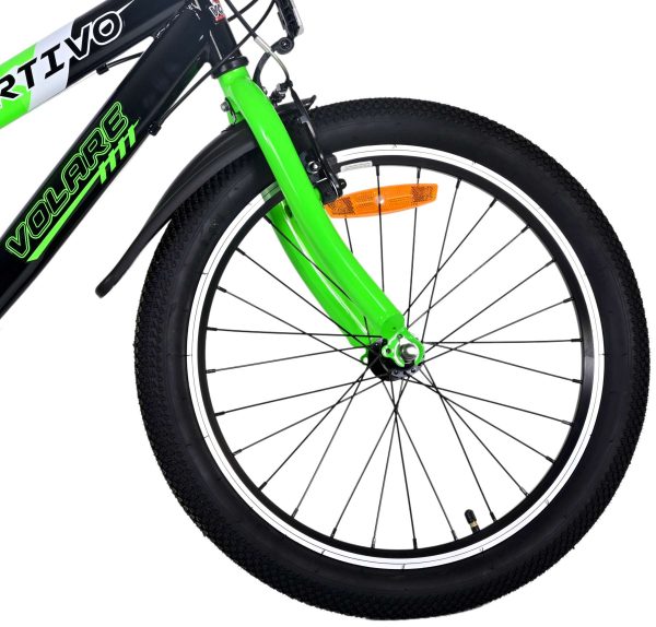 Volare Sportivo Kinderfiets – Jongens – 20 inch – Groen – 7 versnellingen