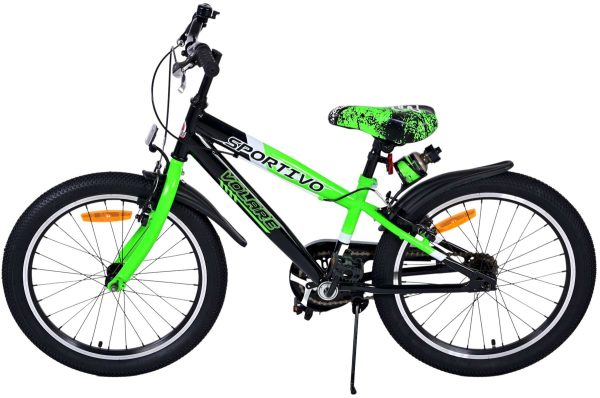 Volare Sportivo Kinderfiets – Jongens – 20 inch – Groen – Twee handremmen