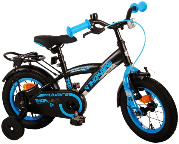Volare Thombike Kinderfiets – Jongens – 12 inch – Zwart Blauw