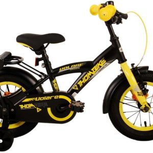 Volare Thombike Kinderfiets – Jongens – 12 inch – Zwart Geel