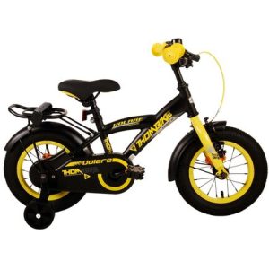 Volare Thombike Kinderfiets – Jongens – 12 inch – Zwart Geel