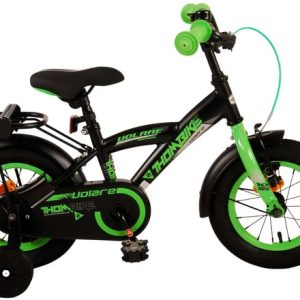 Volare Thombike Kinderfiets – Jongens – 12 inch – Zwart Groen
