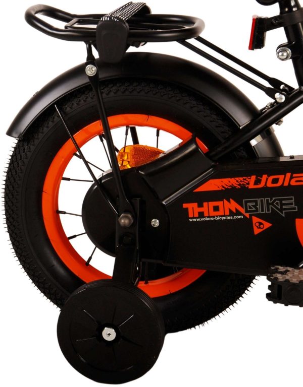 Volare Thombike Kinderfiets – Jongens – 12 inch – Zwart Oranje