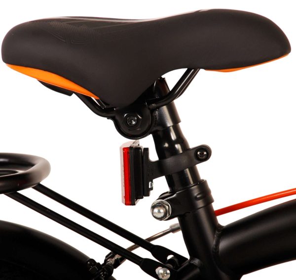 Volare Thombike Kinderfiets – Jongens – 12 inch – Zwart Oranje – Twee Handremmen