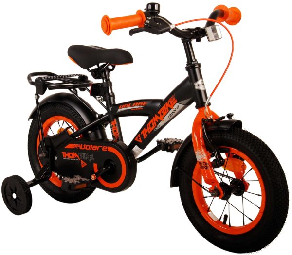 Volare Thombike Kinderfiets – Jongens – 12 inch – Zwart Oranje