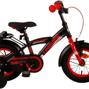 Volare Thombike Kinderfiets – Jongens – 12 inch – Zwart Rood