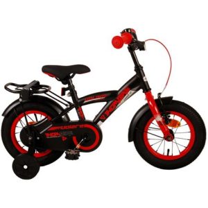 Volare Thombike Kinderfiets – Jongens – 12 inch – Zwart Rood